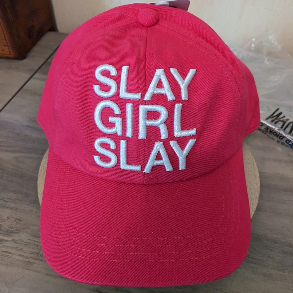 Queer Eye magenta ball cap adjustable nwt